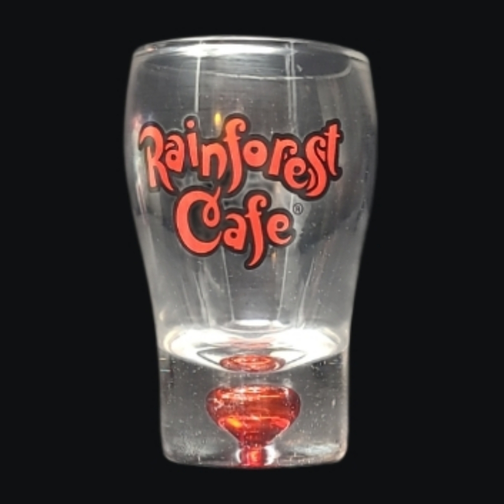 RAINFOREST CAFE SHOT GLASS